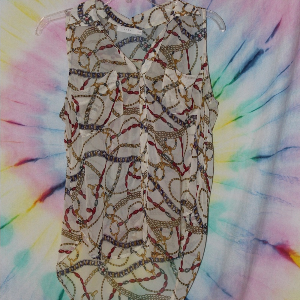 Nordstrom Lush Asymmetrical Top